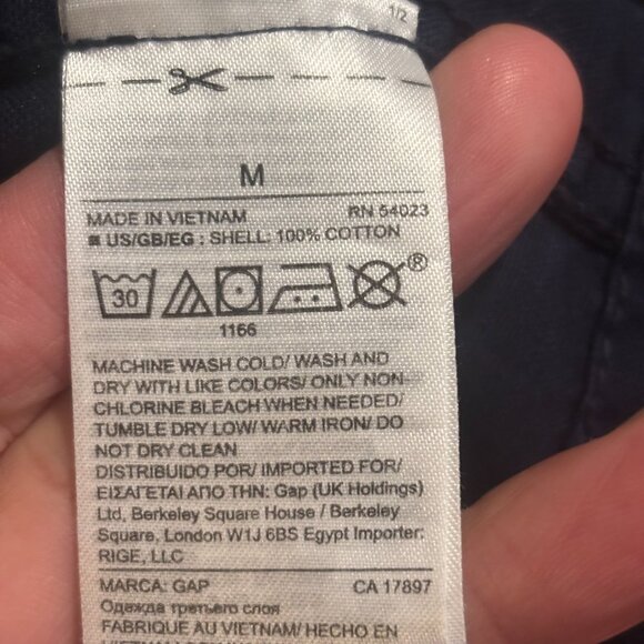 GAP NAVY LONG UTILITY FIELD JACKET WOMEN COAT SIZE Medium - Picture 14 of 16